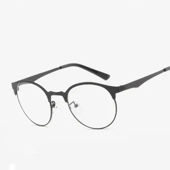 Zīmola Optiskās Brilles Rāmis Dāmas Tuvredzība Recepte Briļļu Dizainera Metāla Acs Briļļu Rāmji Skaidrs, Lēcas Sievietēm