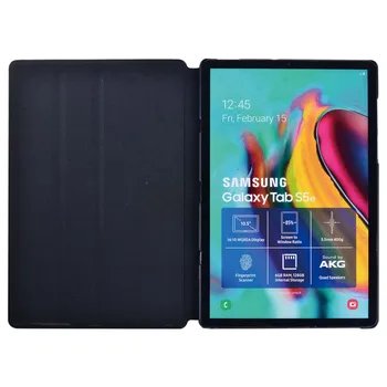 Ādas Karikatūra Drukāšanas Tablet Case for Samsung Galaxy TabA A6/Tab/Cilnē E/Cilnes S5E Anti -cratch Tablete uz Lietu + Bezmaksas Stlyus