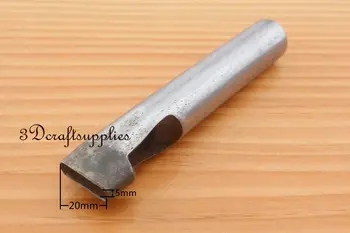 ādas puncher Caurumu Blīvi Griežņu Komplekts Perforators instruments, Noapaļota taisnstūra 20mm S276