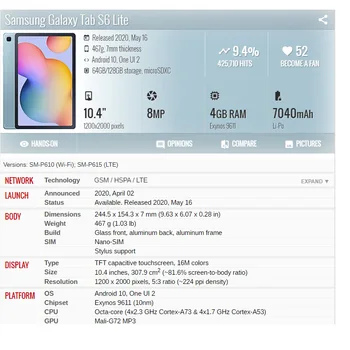 Ādas Stand Case For Samsung Galaxy Tab S6 Lite 10.4 collu SM-P610 615 Tablete PU Ādas Smart Cover Tablete Gadījumā +filmu Pildspalvu