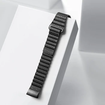 Ādas Watchband Siksnu Fitbit Maksas 3 4 Magnētiskā Nomaiņa Band Aproce Siksnu Maksas 4/Maksa 3/Maksa 3 SE