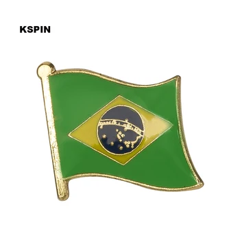 Ķīnas karogu, atloks pin pin žetons 10pcs daudz Broša Ikonas KS-0218