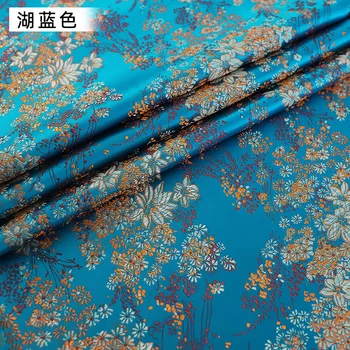Ķīniešu stilā žakarda satīns brokāta modelis designer DIY apģērbs, audumi, šūšanas cheongsam un kimono materiāls